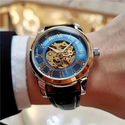 [Automatic Mechanical Watch for Men] Stylish, High-End and Light Luxury Men's Automatic Mechanical Watch, Suitable for Business and Casual Wear