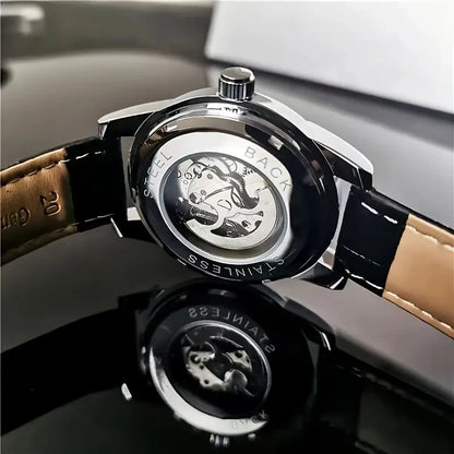 [Automatic Mechanical Watch for Men] Stylish, High-End and Light Luxury Men's Automatic Mechanical Watch, Suitable for Business and Casual Wear